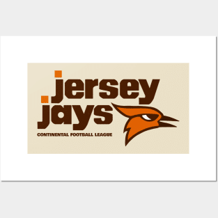 Defunct Jersey Jays Continental Football Posters and Art